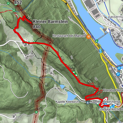 Hike to the Kleiner Barmstein via the Thürndl ruin