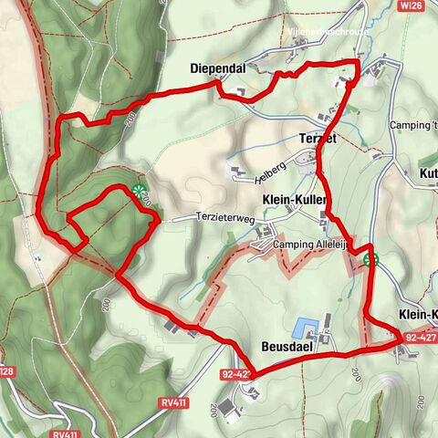 Terziet. Door het Bovenste Bos langs oude grenzen: Vlaanderen en Wallonië.
