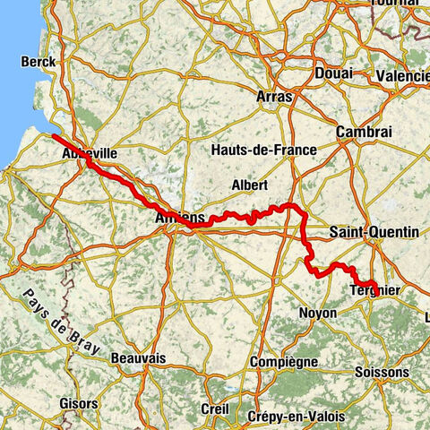 The Somme Valley Cycle Route