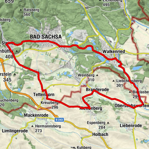 "T3" - Themed circular cycle route - journey through history - in the karst