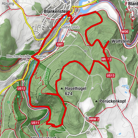 Von Blankenstein ins Höllental