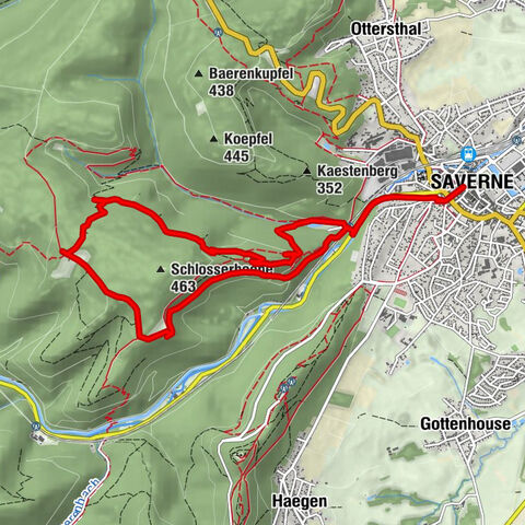 Saint-Vit Cave route