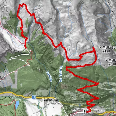 Mountain hike to the Strudeltöpfe on Alp Mora: Bargis-Trin