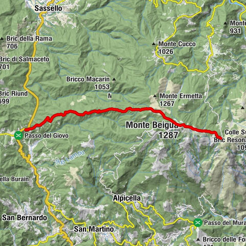 Trail no. 19: Colle del Giovo - Prato Rotondo