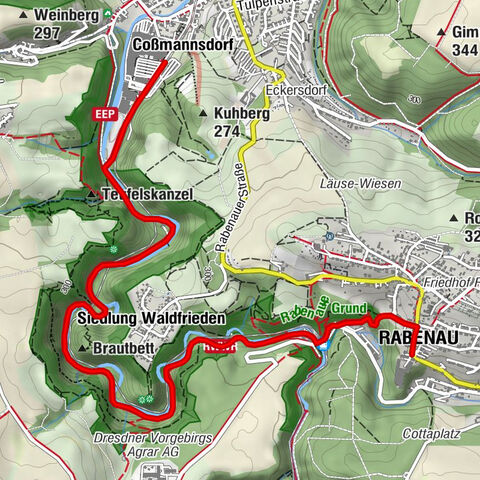 Rabenauer Grund family tour and adventure trail