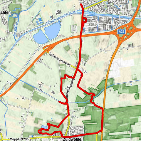Van Hoogeveen naar Zuidwolde