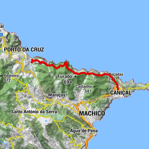 Von Porto da Cruz nach Canical