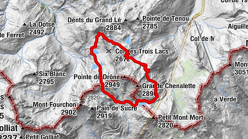 Les cols du Grand-St-Bernard