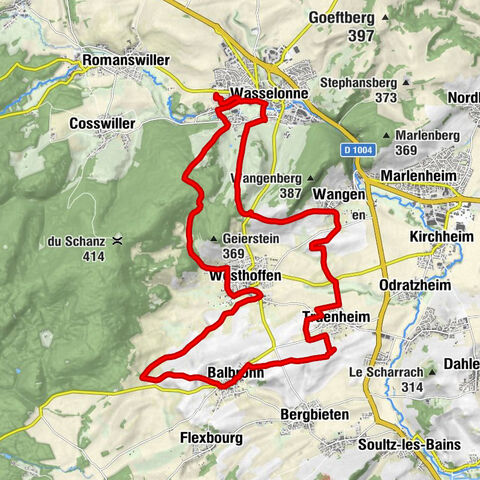 Base VTT Circuit 11 Entre Vignes et Vergers
