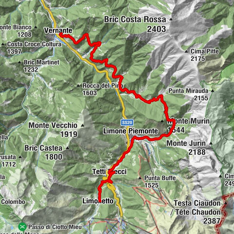 Limonetto - Vernante / Route royale (stage 7)