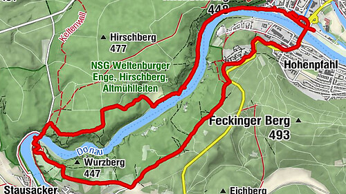 Kehlheim nach Weltenburg