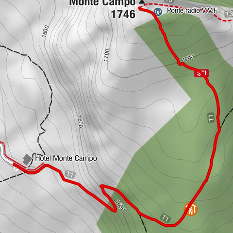 Capracotta - Monte Campo - Fonte Santa Lucia