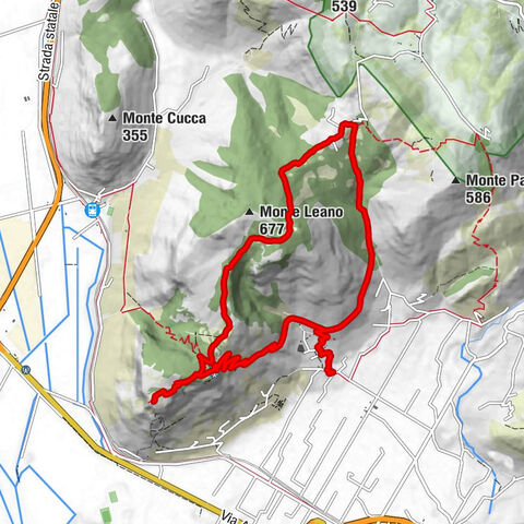 Terracina - San Silviano - Valle Francolane - Punta Leano