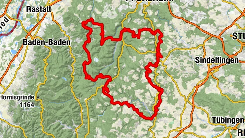 Anniversary hike "50 years Calw district"