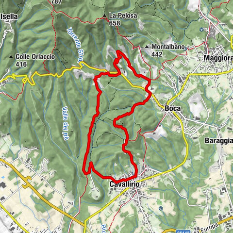 On the Hills from Cavallirio and Boca