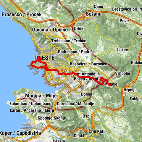 Trieste - Giordano Cottur / Viadotto panoramico