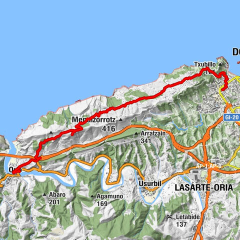 San Sebastián - Orio, Baskenland