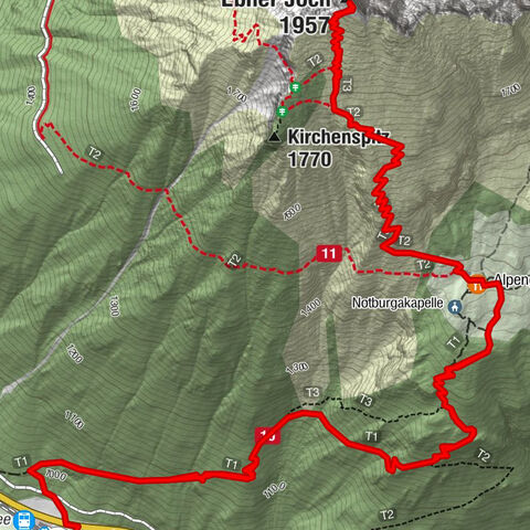 Eben - Astenau Alpe - Ebner Joch - Eben