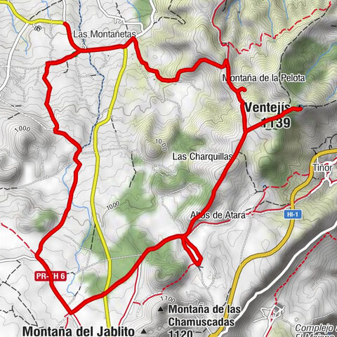Valverde - Ventejís - Las Montañetas