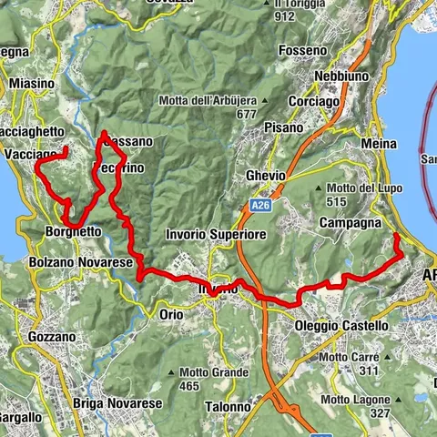 San Carlo Path | Stage 1 Arona-Ameno