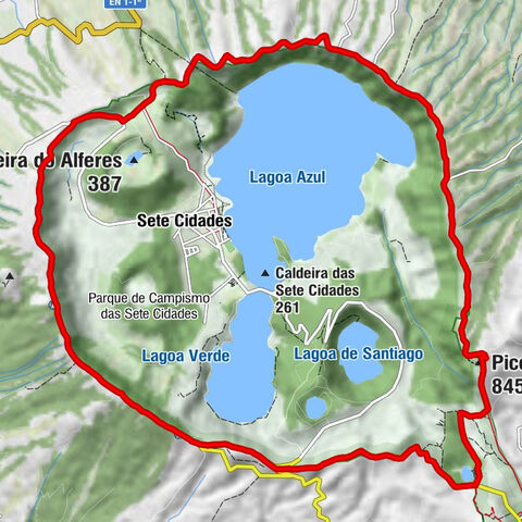 Ajuda da Bretanha - Miraduro da Cumeeira - Pico da Cruz - Miradouro da Vista do Rei