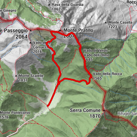 Veroli - Sella del Pratillo - Monte Pratillo - Pizzo Deta