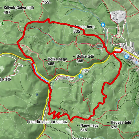 Bakancsos vendéglő - Gulicska-tető - Tókert Étterem - Hársas-bérc