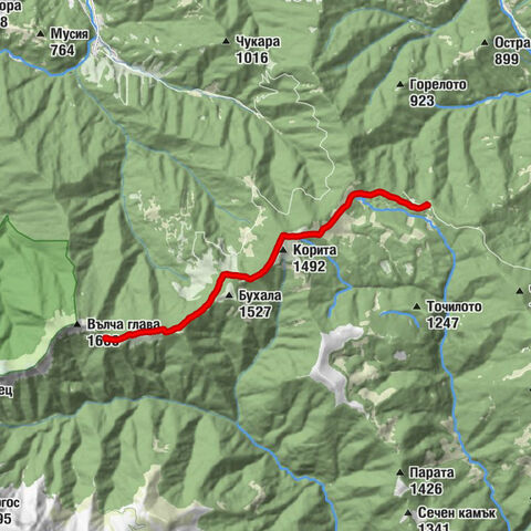 х. Партизанска песен - Корита - х. Мазалат