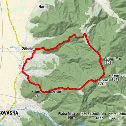 Zăbala - Valoșul Mic - Buceac - Pava