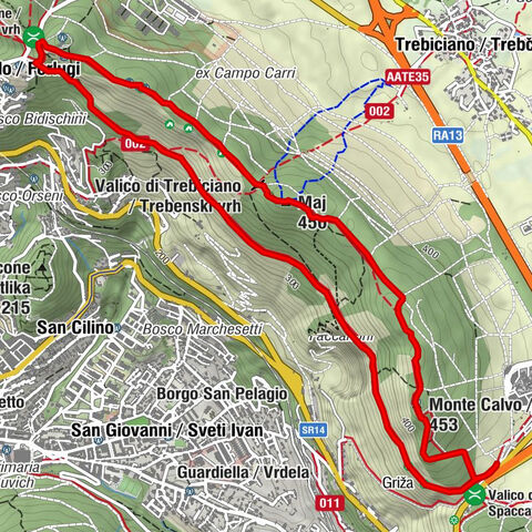 Loop on the Derin trail and Globojner Park