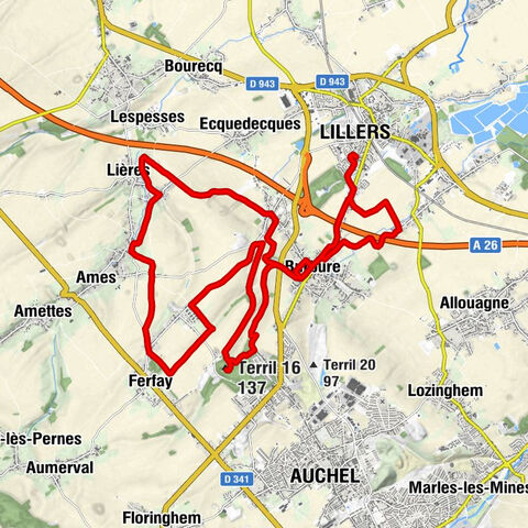 Lillers - Le mensecq - Burbure - Terril 16