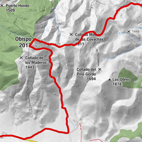 Inazares - Obispo - Cañada de la Cruz - Bar "El Cortezas"