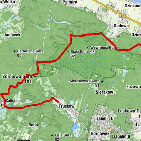 Fat & Bike - Zdrojowa Góra - Tygrysia Górka - Dziekanów Polski