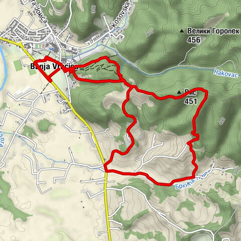 Banja Vrućica - Crkva Vaznesenja Gospodnjeg - Гаџинац - Вис