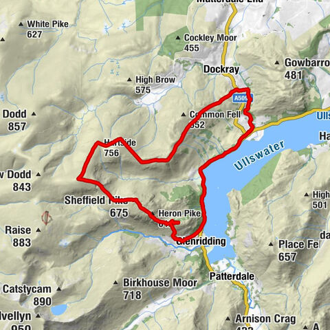 Patterdale - Sheffield Pike - Hartside - Matterdale