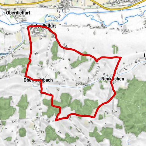 Unterdietfurt - Sprinzenberg - Neukirchen - Mariä Heimsuchung