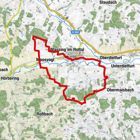Gasthaus Rieder - Rottenwöhr - Keilroßbach - Marktkapelle "Sieben Schmerzen Mariens"