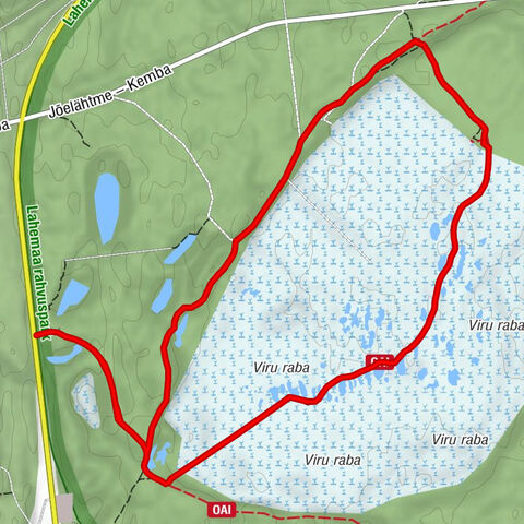 Kolga alevik - Viru raba vaatetorn