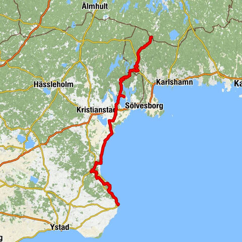 Sankt Nicolai kyrka - Baskemölla kapell - Ravlunda kyrka - Fridafors