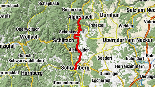 East Way: Alpirsbach - Schramberg