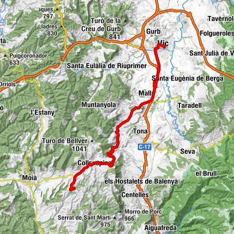 Monestir de les Sagramentàries - Església de Sant Felip - Coll de Malla - Cova del Toll