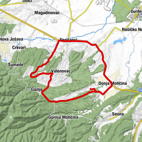 Feričanci - Donja Motičina - Gazije - crkva Svetog Duha