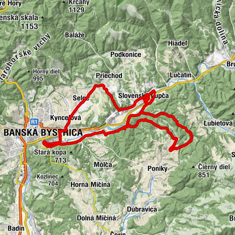 Reštaurácia Koliba - Kostol Svätej rodiny - Evanjelický a. v. kostol - Kostol sv. Cyrila a Metoda