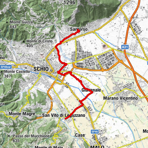 Santorso - Trattoria La Baracchetta - Chiesa Santa Maria Maddalena - San Vito di Leguzzano