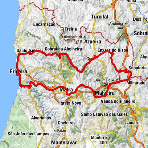 Gradil - Capela de Nossa Senhora da Boa Viagem - Capela da Senhora do Ó - Enxara do Bispo, Gradil e Vila Franca do Rosário