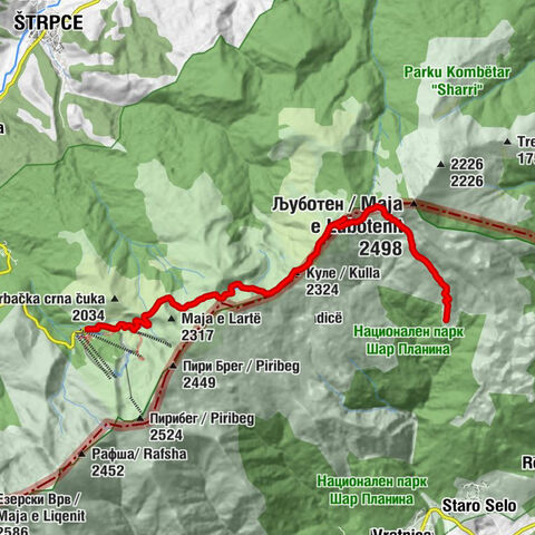 Љуботен - small spring - Куле / Kulla - Brezovicë - Brezovica