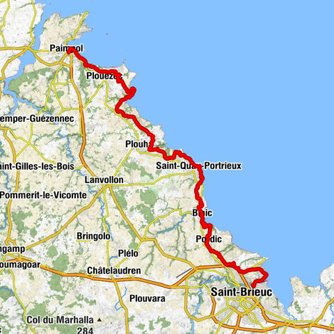 Saint-Brieuc - Église Notre-Dame-de-Bon-Voyage - Église Saint-Loup - Paimpol