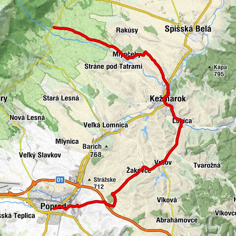 Kežmarské Žľaby - Nový evanjelický kostol - Evanjelický kostol - Poprad