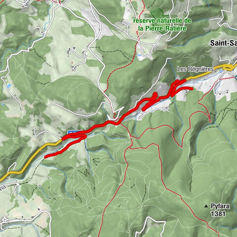 Riotord - Saint-Meyras - Col du Tracol - Les Chavannes
