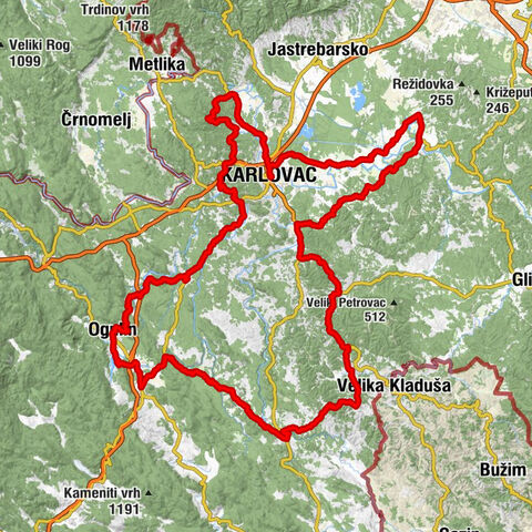 Zvijezda - kapela svetog Petra - crkva svetog Roka - Karlovac